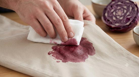 Rotkohl Flecken entfernen Rotkohl Flecken entfernen